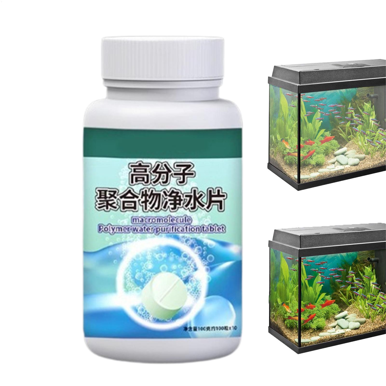Aquarium Fish Betta - Fischfutter-Algenentferner, Aquarien-Wasserreiniger-Tabletten, Wasserreinigungsmittel für Brunnen, Betta,