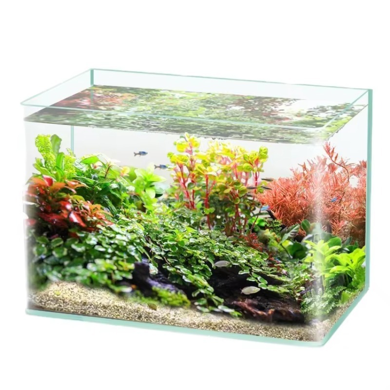 Aquarium Fish Glass - Box-Verpackung, Desktop-Aquarium, ultraweißes, klares, gebogenes Glas,