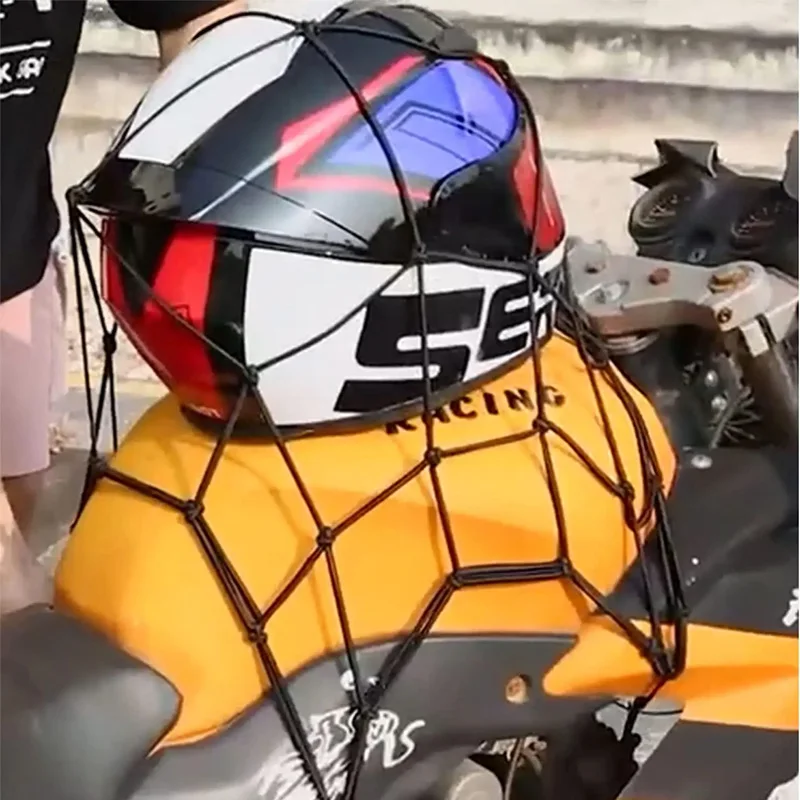 Tank Divider Mesh - Motorrad Gepäcknetz Helm Mesh Kraftstofftank Net