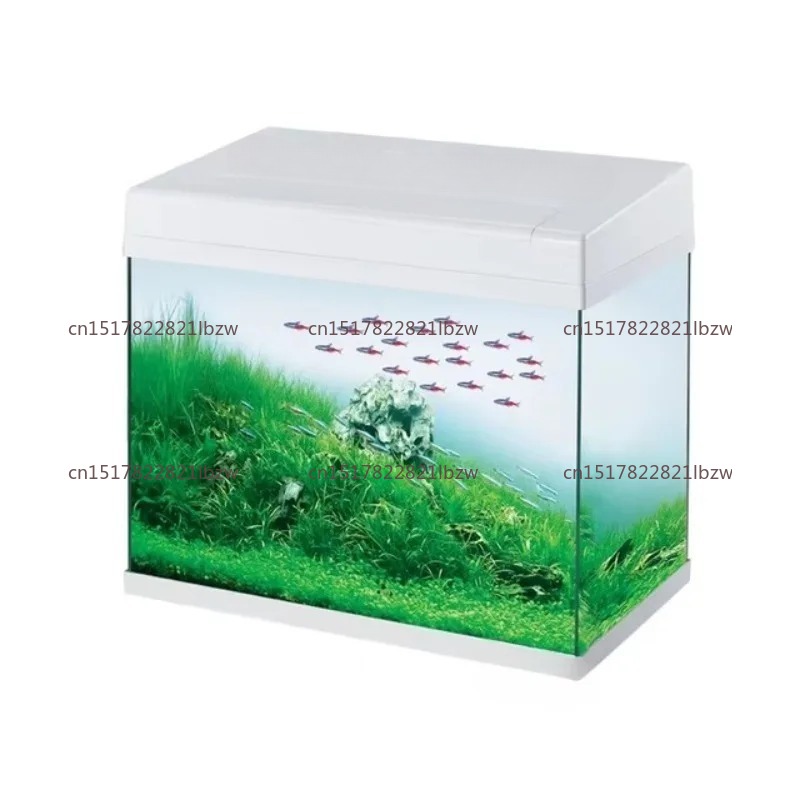 Aquarium Fish Glass - Glas-Aquarium Mini-Tisch-Aquarium für Büro und Zuhause