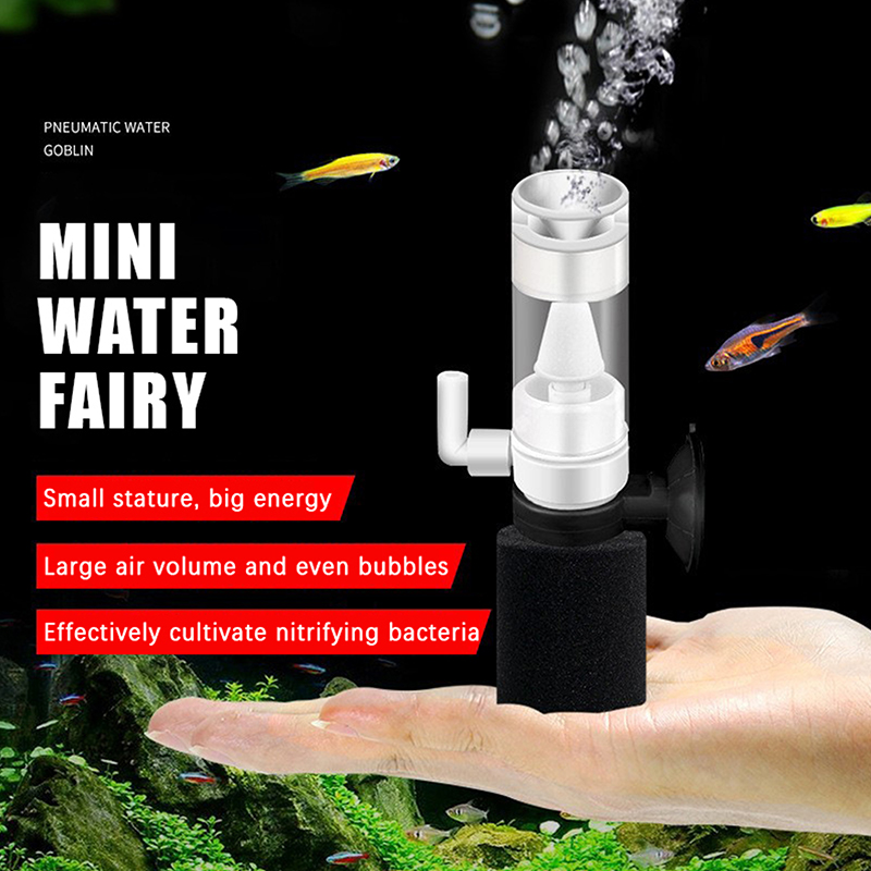 Aquarium Fish Betta - ♬ Luftbetriebener Aquarium-Schwammfilter mit extrem leisem