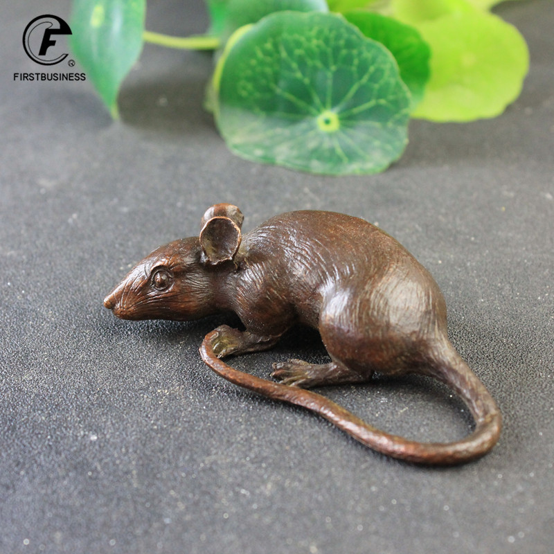 Aquarium Fish Only - Schwere Messing GROßE Ratte Maus Figuren