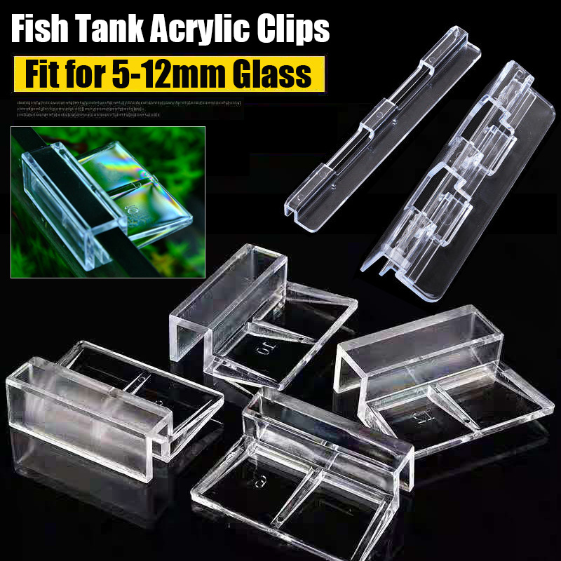 Aquarium Fish Glass - Neueste 5/6/8/10/12mm Acryl Clips Glas Abdeckung