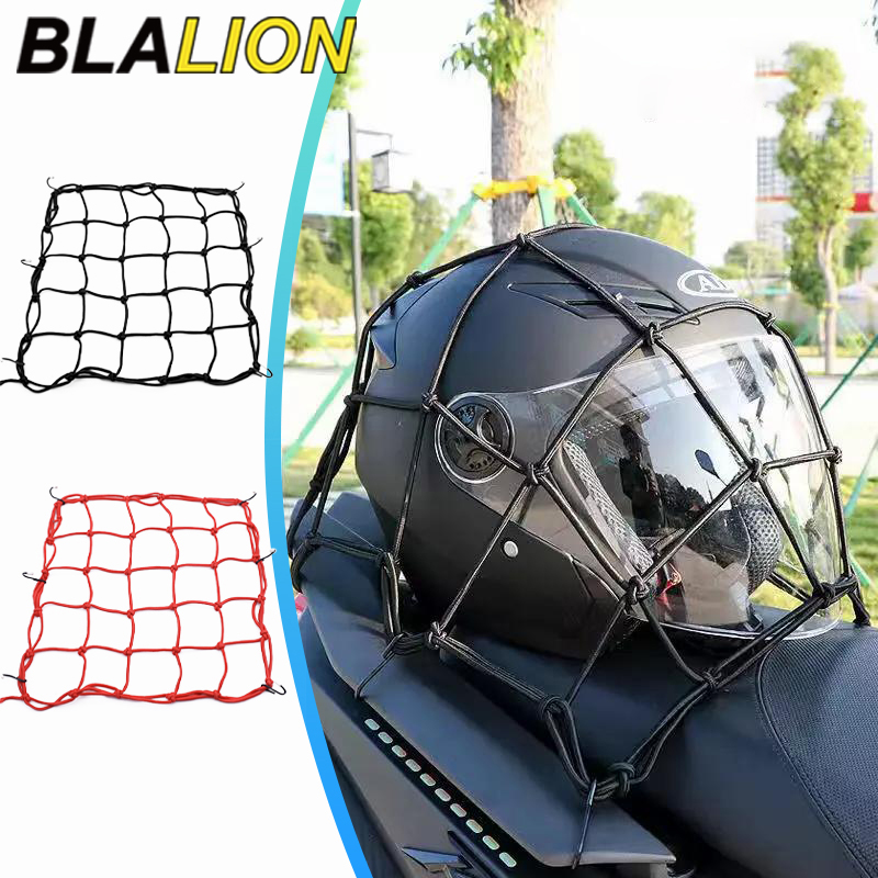 Tank Divider Mesh - BLALION Motorrad-Gepäcknetz, Fahrrad, 6 Haken, Niederhalter,