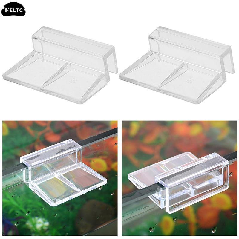 Aquarium Fish Glass - 4 Stück Aquarium Glas abdeckung Halter