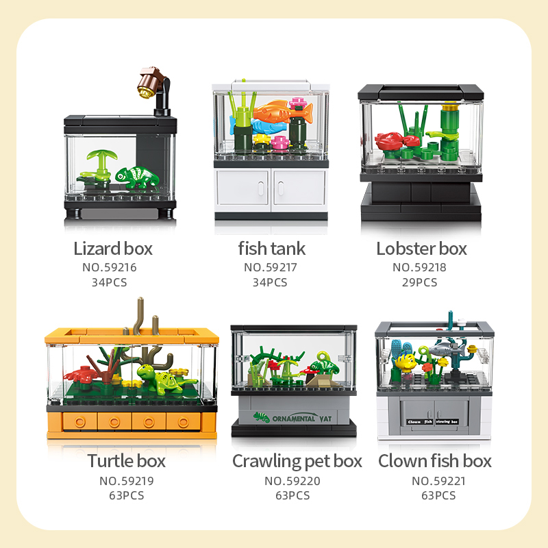 Aquarium-Bausteine-Set Kreativ – Aquarium Fish Lego Bewertung und Preis