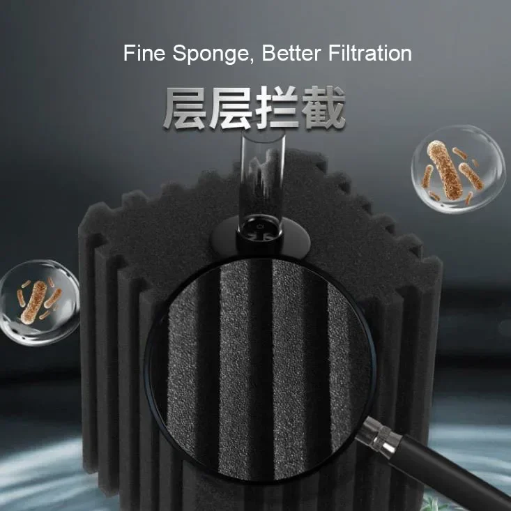 Neuer großer Bio-Schwammfilter – Aquarium Fish Big Bewertung und Preis