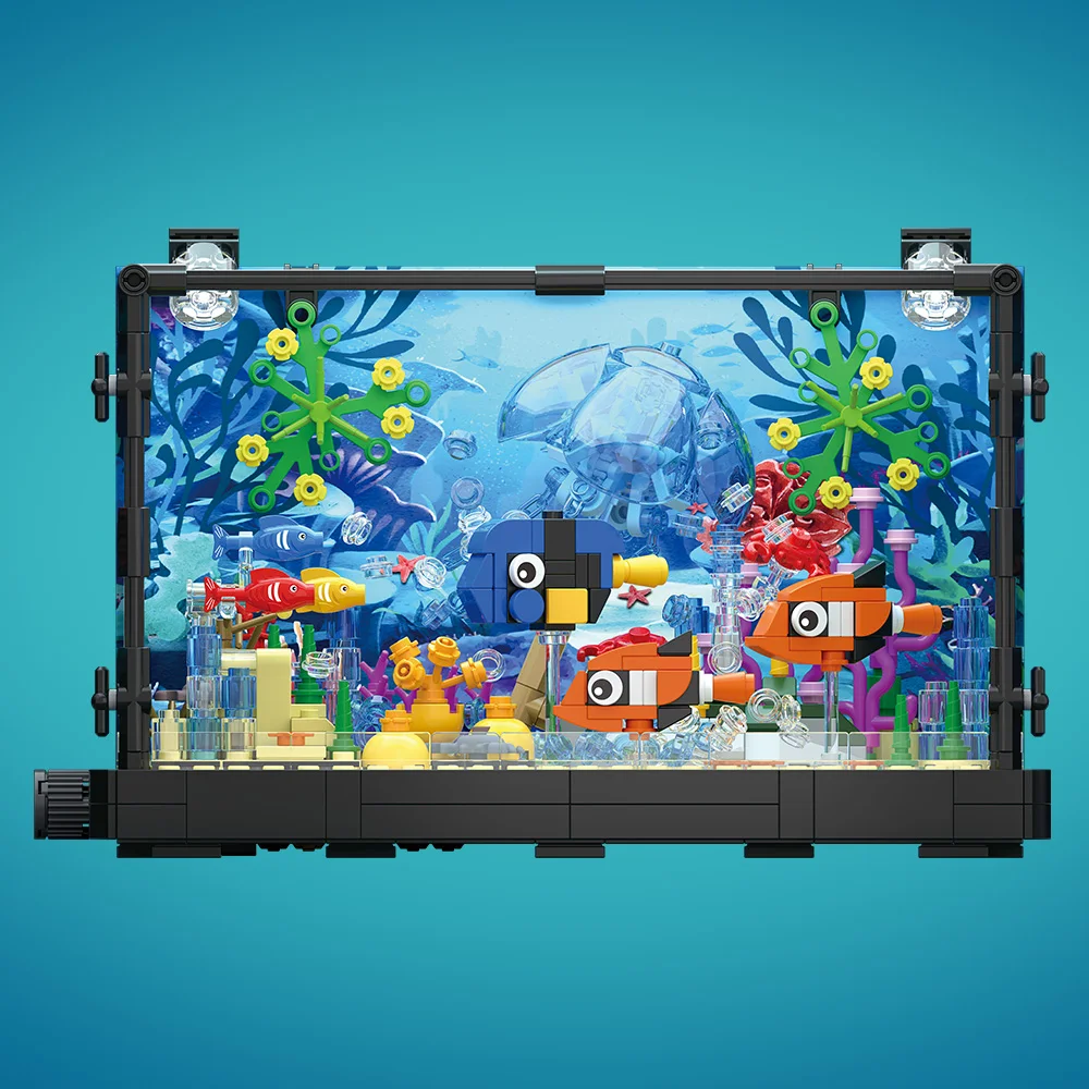 Aquarium-Baustein-Set mit Lich – Aquarium Fish Lego Bewertung und Preis