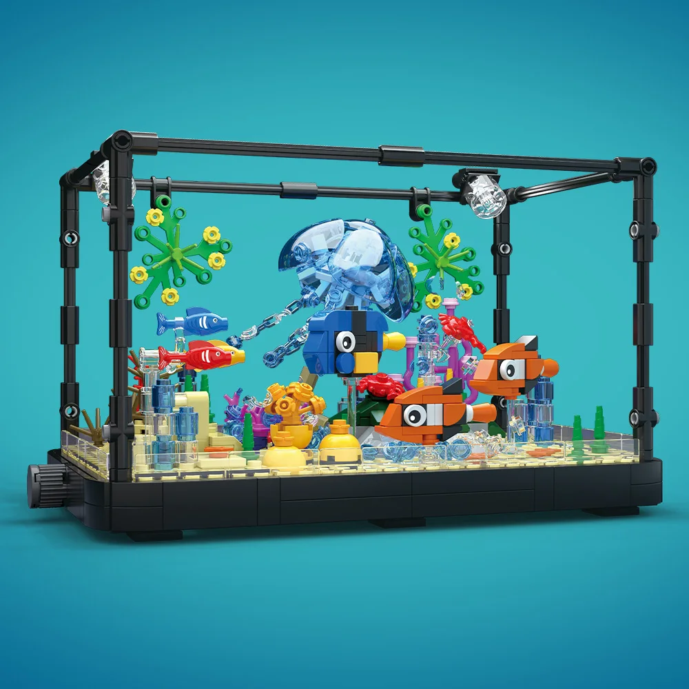 Aquarium-Baustein-Set mit Lich – Aquarium Fish Lego Bewertung und Preis
