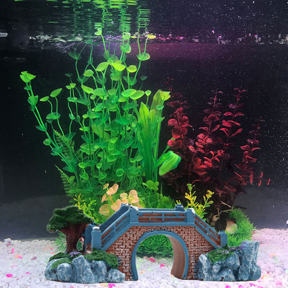 Aquarium-Deko-Brücke aus Kunst – Aquarium Fish Bridge Bewertung und Preis