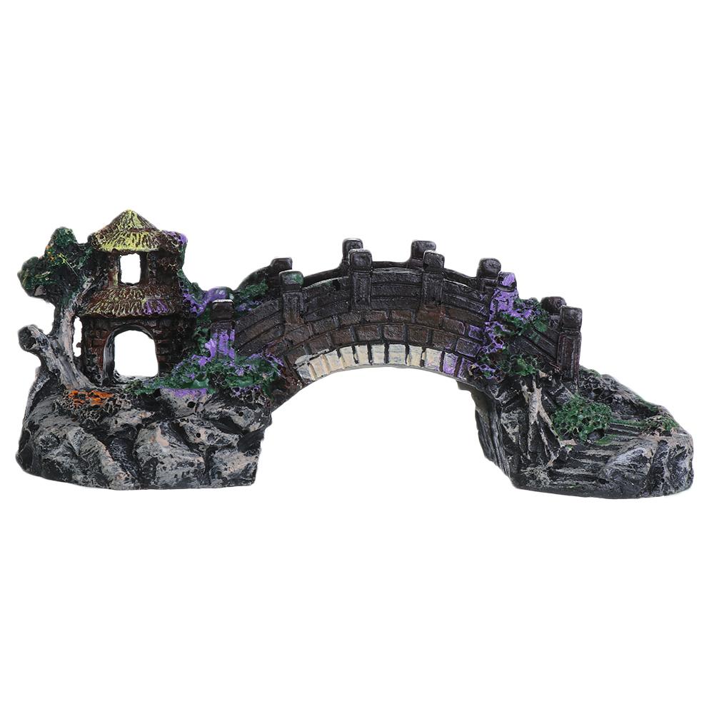 Künstliche Brücke aus Harz für – Aquarium Fish Bridge Bewertung und Preis
