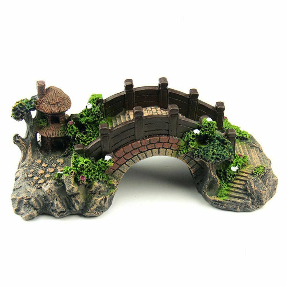 Künstliche Brücke aus Harz für – Aquarium Fish Bridge Bewertung und Preis