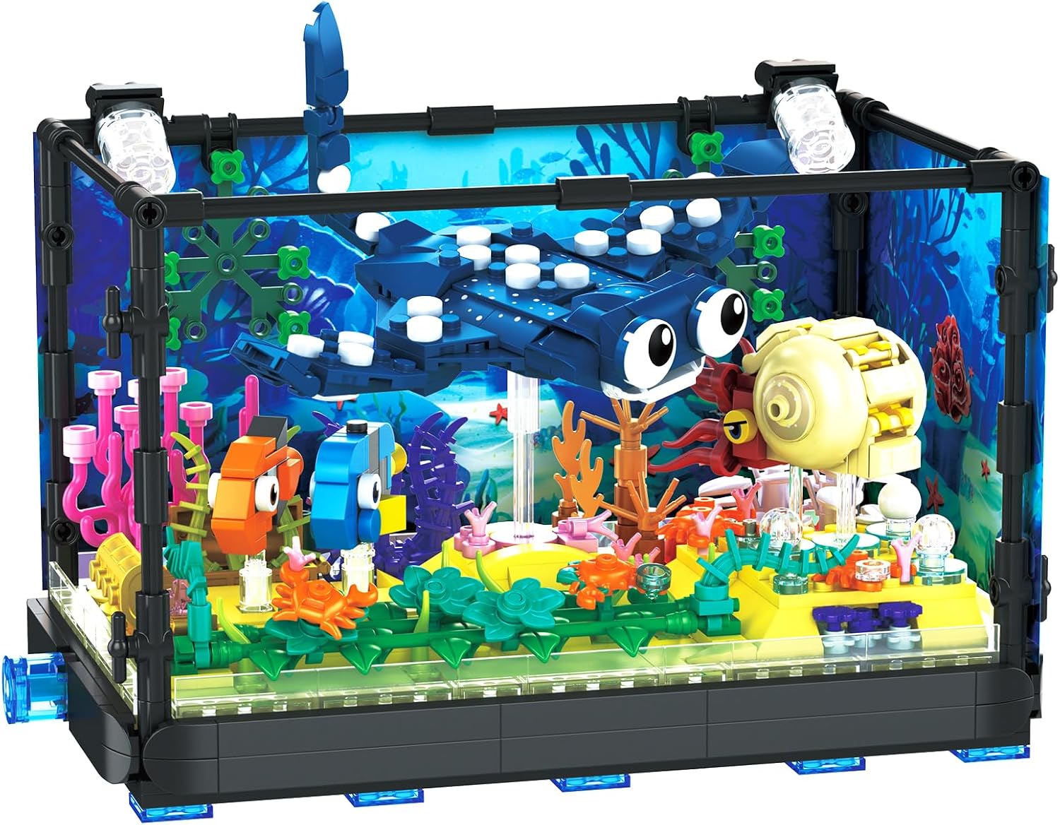 Fischbecken-Bausatz - Meerwass – Aquarium Fish Lego Bewertung und Preis