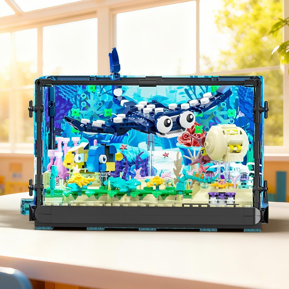 Fischbecken-Bausatz - Meerwass – Aquarium Fish Lego Bewertung und Preis