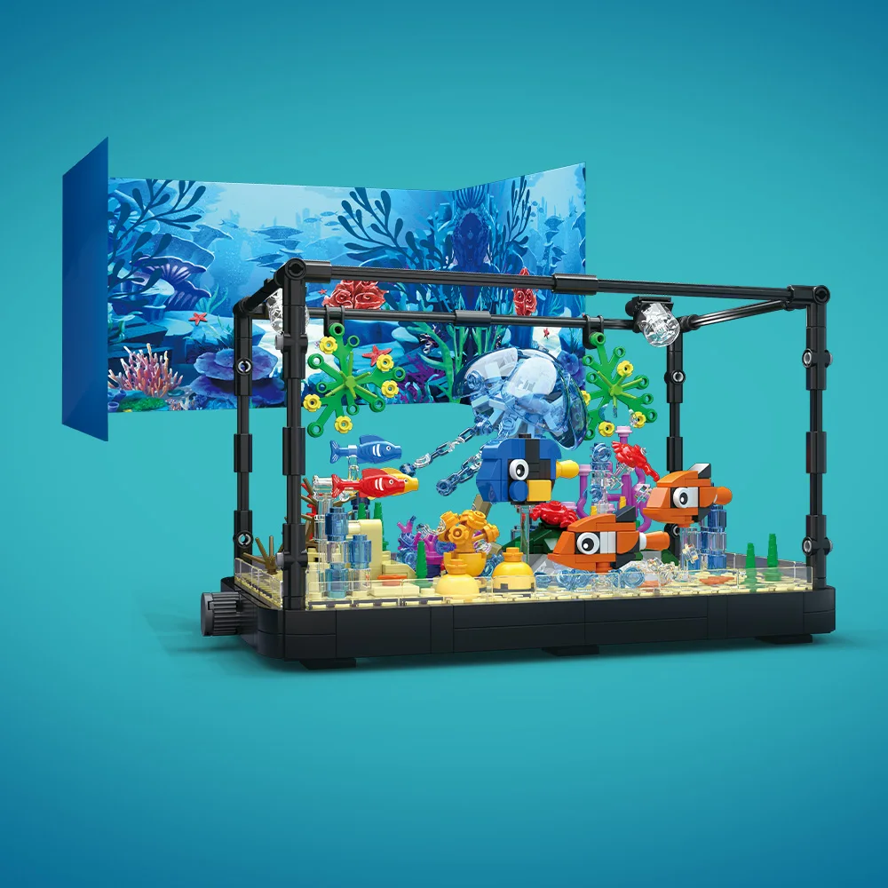 Aquarium-Baustein-Set mit Lich – Aquarium Fish House Bewertung und Preis