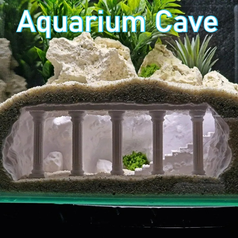 3D-Gedruckte Fischhöhle, Künst – Aquarium Fish Bridge Bewertung und Preis
