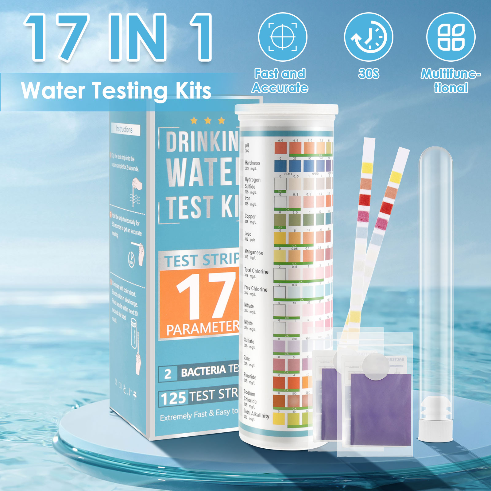 5-17 in 1 Aquarium-Teststreife – Aquarium Fish House Bewertung und Preis