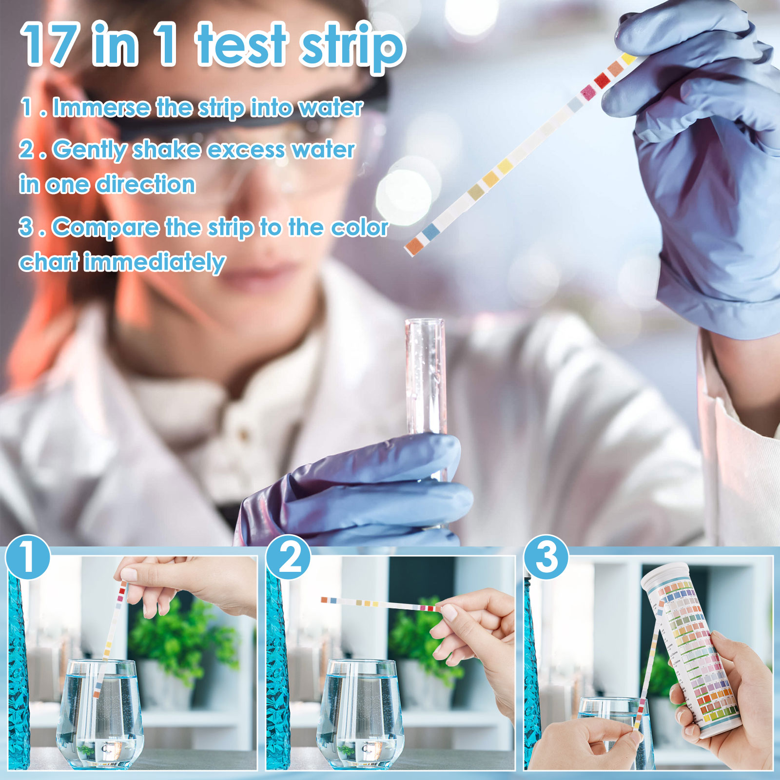 5-17 in 1 Aquarium-Teststreife – Aquarium Fish House Bewertung und Preis
