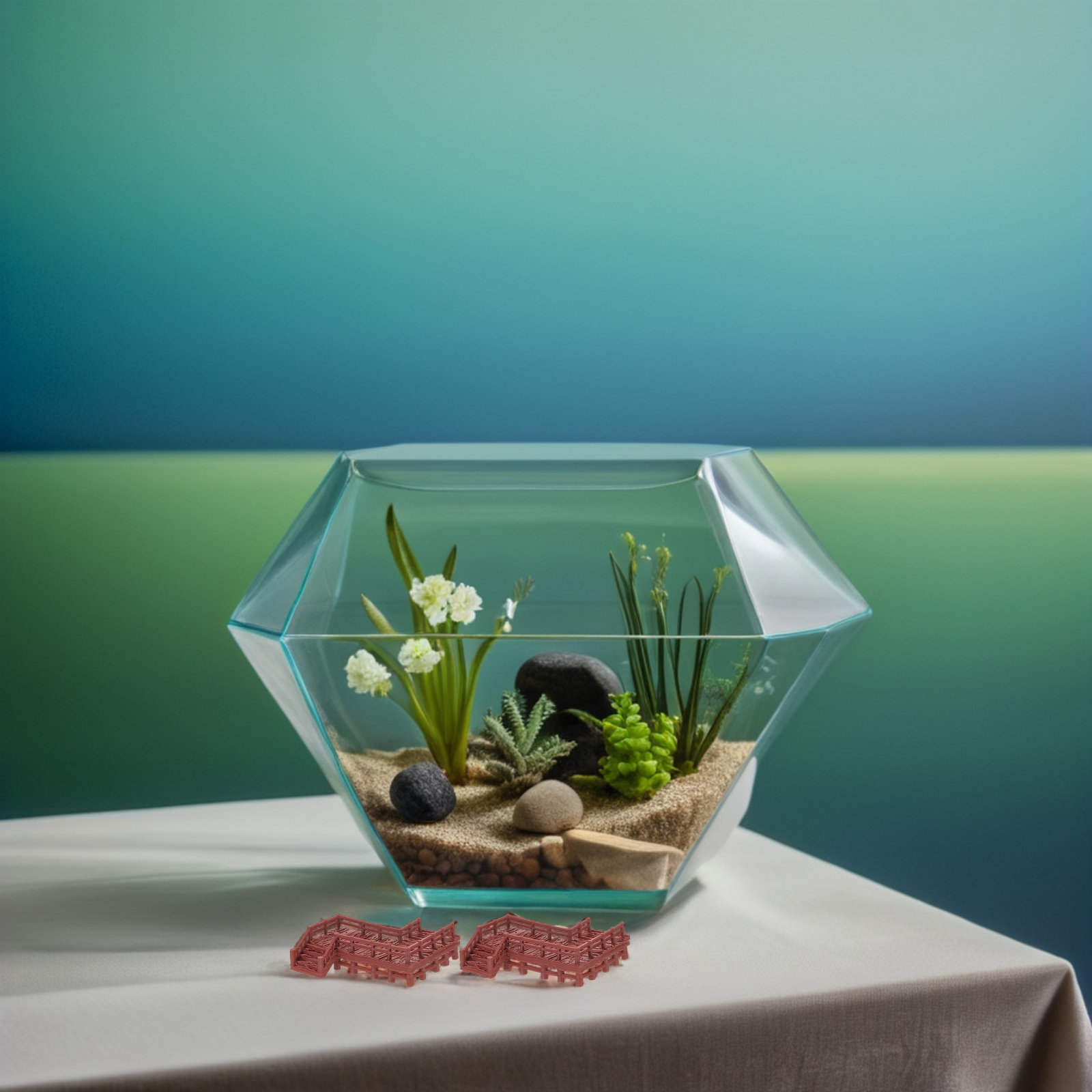 4 Stück Miniatur-Landschaftsbr – Aquarium Fish Bridge Bewertung und Preis