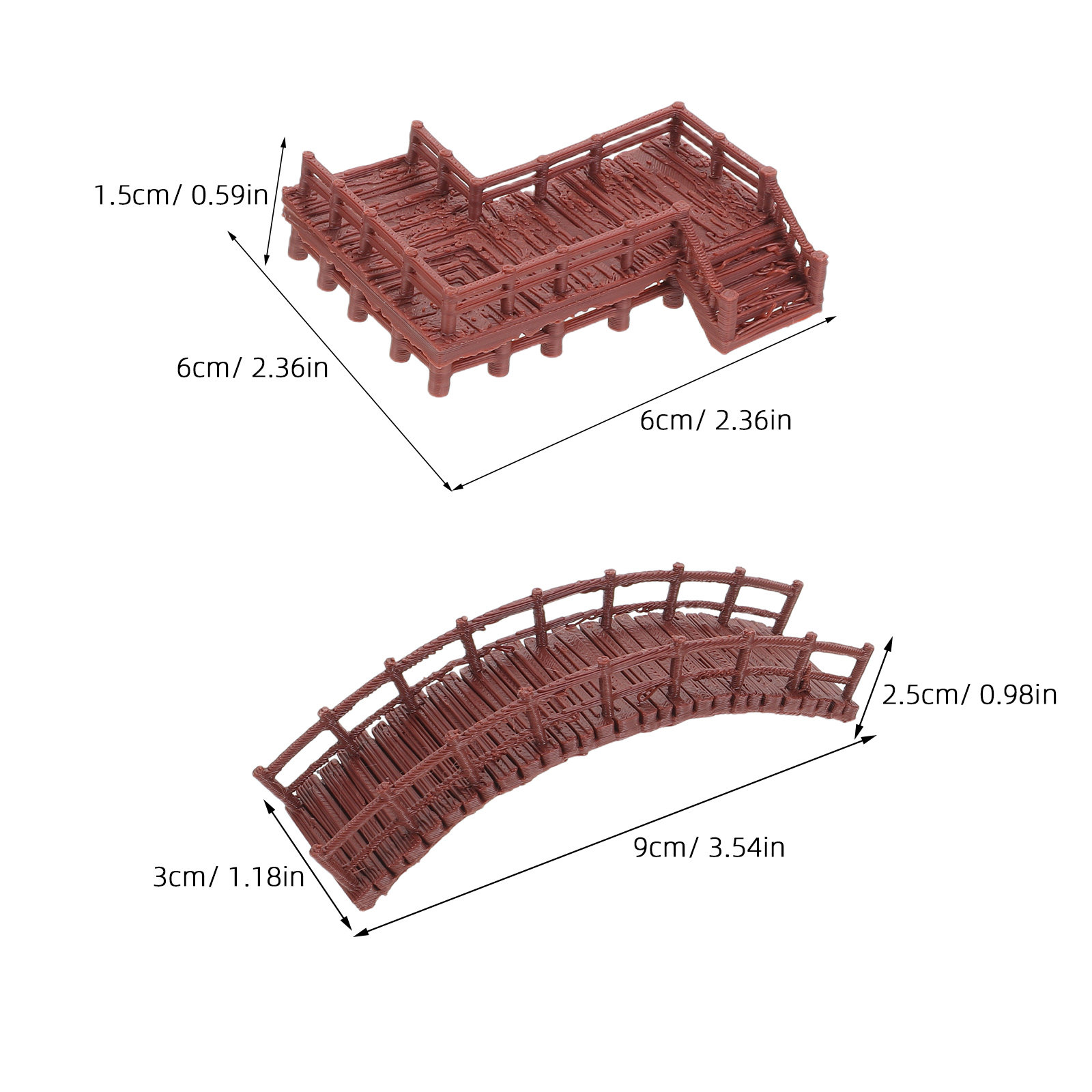 4 Stück Miniatur-Landschaftsbr – Aquarium Fish Bridge Bewertung und Preis